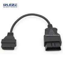 Manufacturer customization Obd-ii Obd2 16pin Male to Female Extension Cable Diagnostic Extender
Obd-ii Obd2 16pin Male to Female Extension Cable Diagnostic Extender
